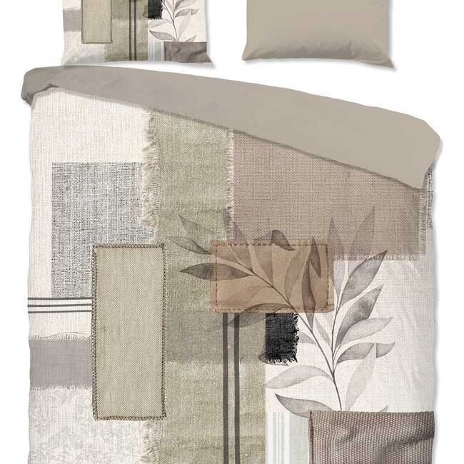 Microvezel dekbedovertrek Claires - Zand