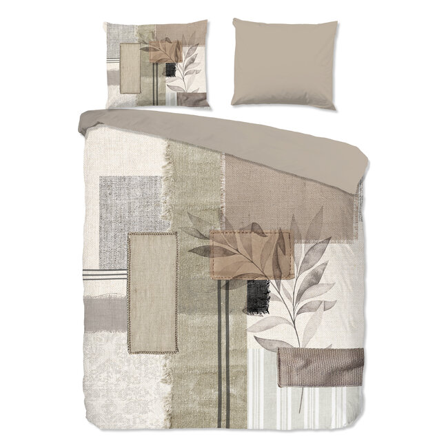 Microvezel dekbedovertrek Claires - Zand