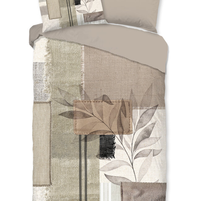 Microvezel dekbedovertrek Claires - Zand