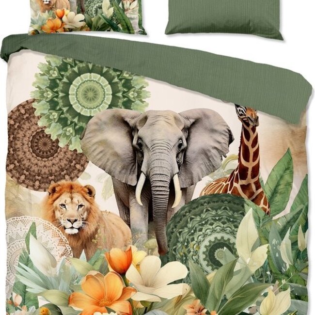 Katoen satijn dekbedovertrek Sagadar