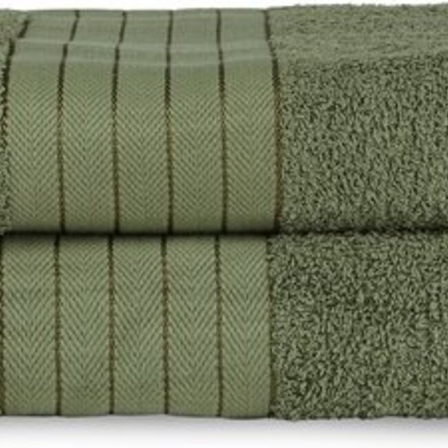 Handdoekken - katoen 500 gr/m² - groen