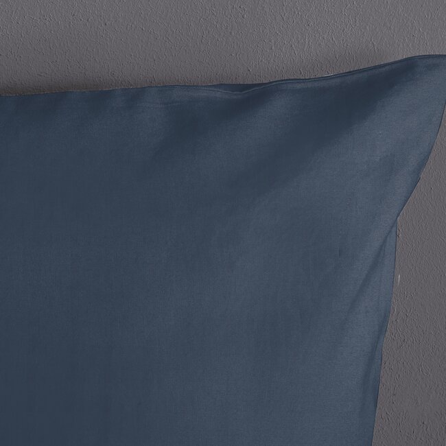 Katoen dekbedovertrek uni denim