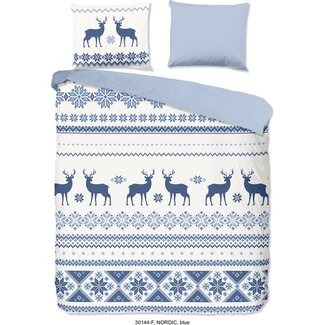 Good Morning Flanel dekbedovertrek Nordic - 2-persoons (200x220 + 2st 60x70cm)