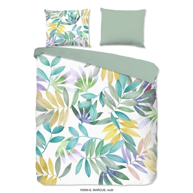 Katoen dekbedovertrek Marcus - Multi