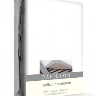 Papillon® Molton hoeslaken - katoen - 70x200 cm