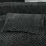 Teddy dekbedovertrek Chevron - onderkant microvezel - Antraciet