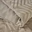 Teddy dekbedovertrek Chevron - onderkant microvezel - Taupe