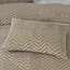 Teddy dekbedovertrek Chevron - onderkant microvezel - Taupe