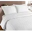 Primaviera Deluxe Hotelstripe dekbedovertrek - katoen satijn - Wit