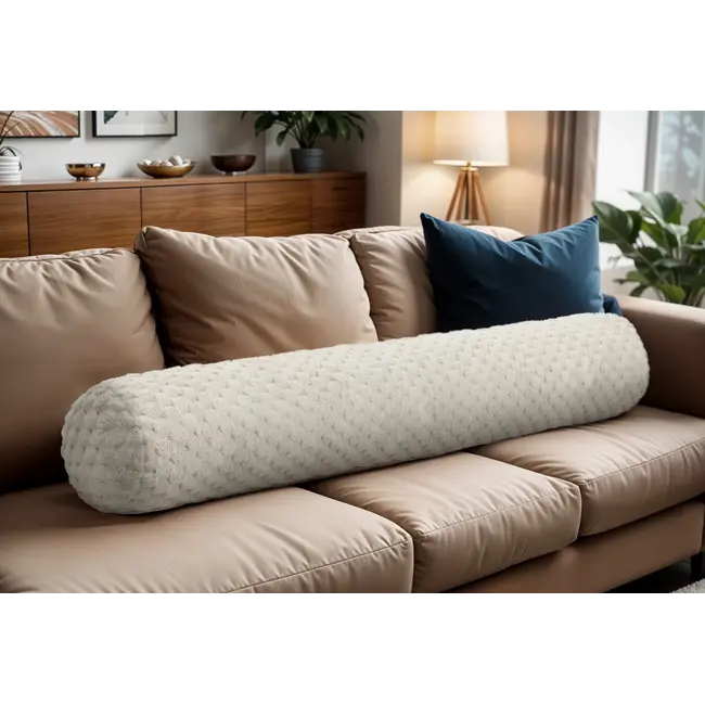 Bodypillow Crème - ergonomisch kussen - 140 x 20 cm