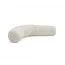 Bodypillow Crème - ergonomisch kussen - 140 x 20 cm