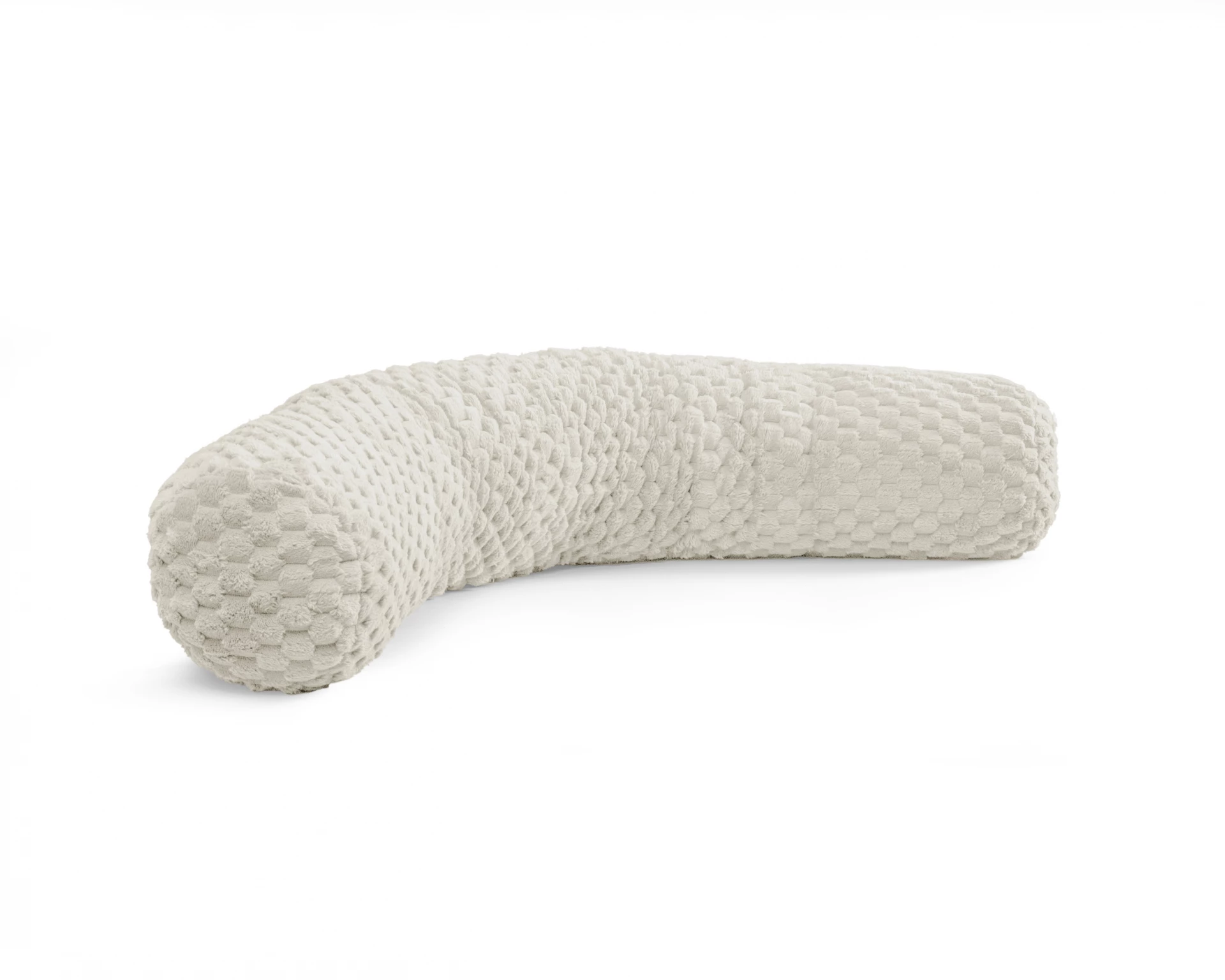 Bodypillow Crème - ergonomisch kussen - 140 x 20 cm