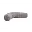 Bodypillow Taupe- ergonomisch kussen - 140 x 20 cm