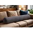 Bodypillow Antraciet - ergonomisch kussen - 140 x 20 cm