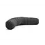 Bodypillow Antraciet - ergonomisch kussen - 140 x 20 cm