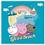 Peppa Pig Handdoek Life's a beach - katoen - 30x30 cm