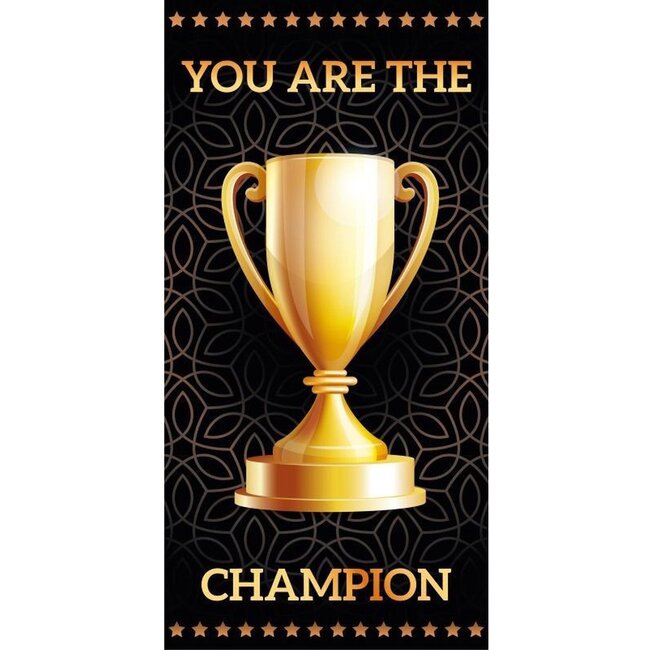 Strandlaken You are the Champion - 70x140 cm