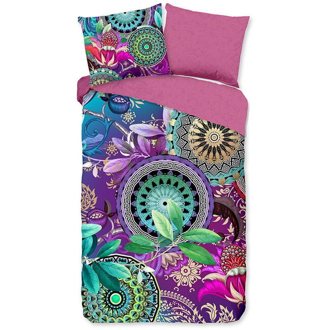 Katoen satijn dekbedovertrek Axelle