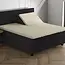 Splittopper hoeslaken - dubbel jersey - 180 x 200/220 cm