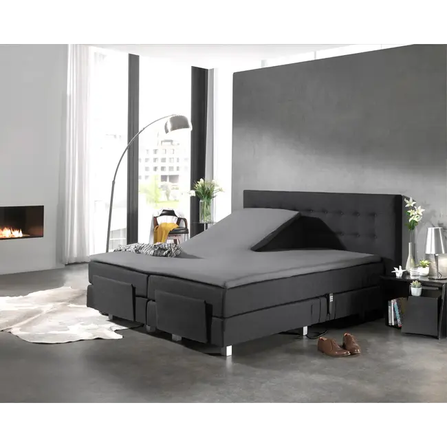 Splittopper hoeslaken - katoen - 160x210 cm