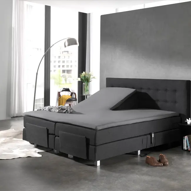 Splittopper hoeslaken - katoen - 180x210 cm