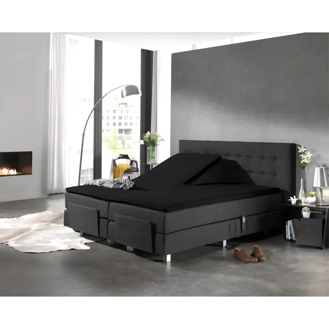 Splittopper hoeslaken - katoen - 180x220 cm