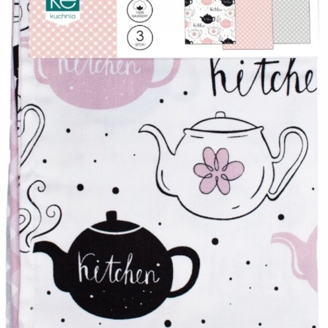 Theedoekdoekenset Kitchen - 3-delig  - 40x60cm