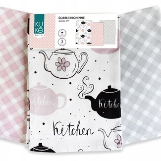 Kuke Theedoekdoekenset Kitchen - 3-delig - 40x60cm