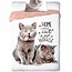 Katoen kinderdekbedovertrek A Home Without A Cat Is Just A House - 140x200 + 70x90 cm