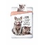 Katoen kinderdekbedovertrek A Home Without A Cat Is Just A House - 140x200 + 70x90 cm