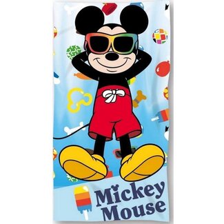 Disney & Licentie Strandlaken Mickey Mouse met zonnebril - 70x140 cm