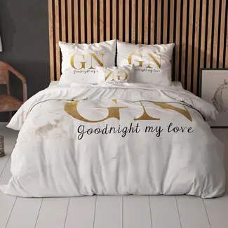 Sleeptime Microvezel dekbedovertrek Goodnight - Goud