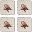 Onderzetters (Per 4 st) Red Robin