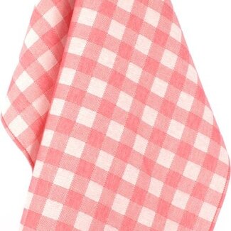 Bunzlau Castle Theedoek Check - Rood