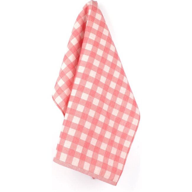 Theedoek Check - Rood