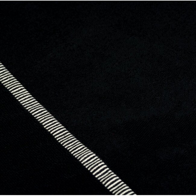 Handdoek Effen - Zwart