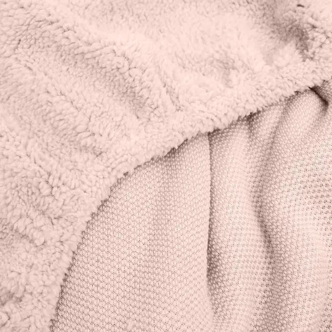 Teddy hoeslaken - roze