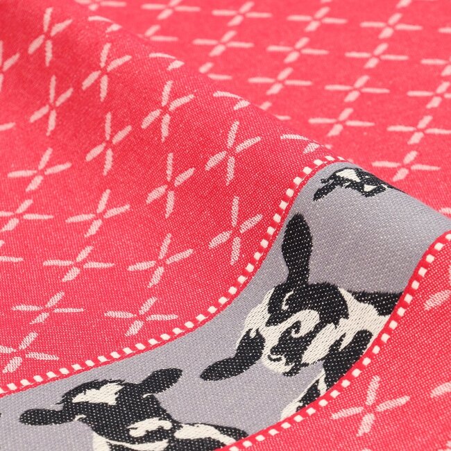 Theedoek Koeien - Rood