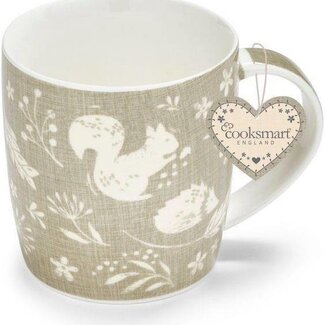 Cooksmart Beker Woodland - Grijs