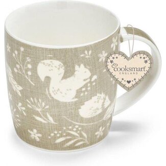 Cooksmart Beker Woodland - Grijs