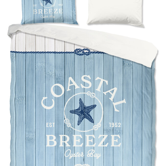 Katoen dekbedovertrek Breeze