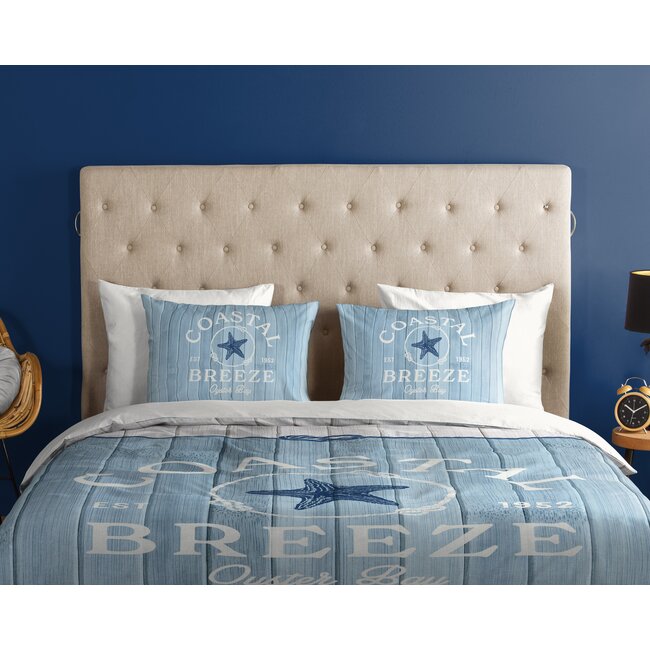 Katoen dekbedovertrek Breeze