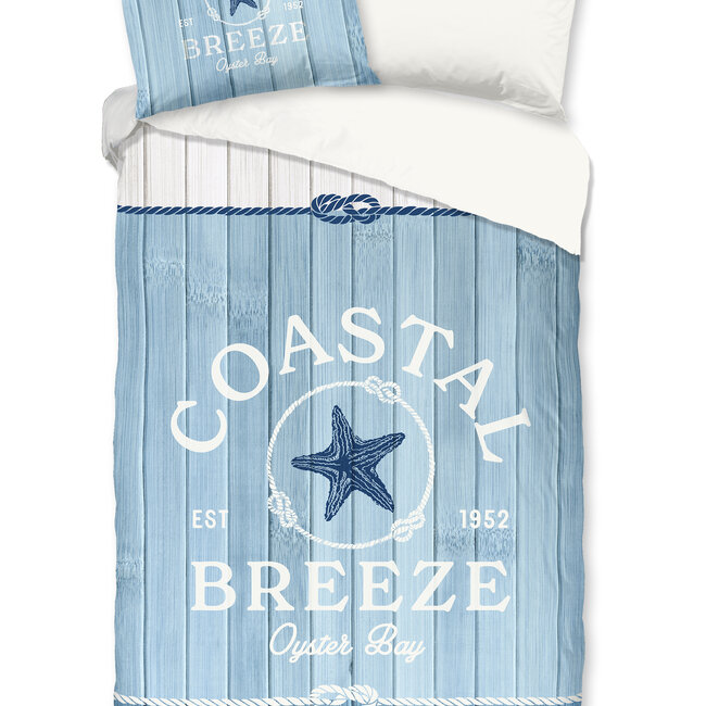 Katoen dekbedovertrek Breeze