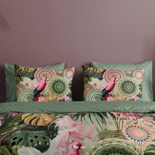 Katoensatijn dekbedovertrek Palay