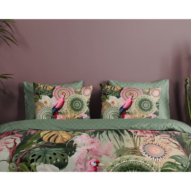 Katoensatijn dekbedovertrek Palay