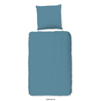 Good Morning Peuter dekbedovertrek uni Adria Blauw - katoen