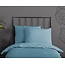 Peuter dekbedovertrek uni Adria Blauw - katoen - 120x150 + 60x70 cm