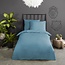 Peuter dekbedovertrek uni Adria Blauw - katoen - 120x150 + 60x70 cm