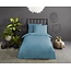 Peuter dekbedovertrek uni Adria Blauw - katoen - 120x150 + 60x70 cm