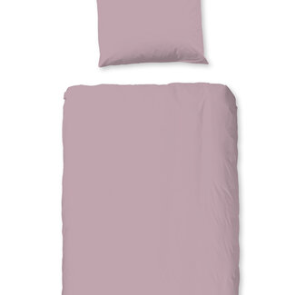 Good Morning Peuter dekbedovertrek uni Soft Pink - katoen